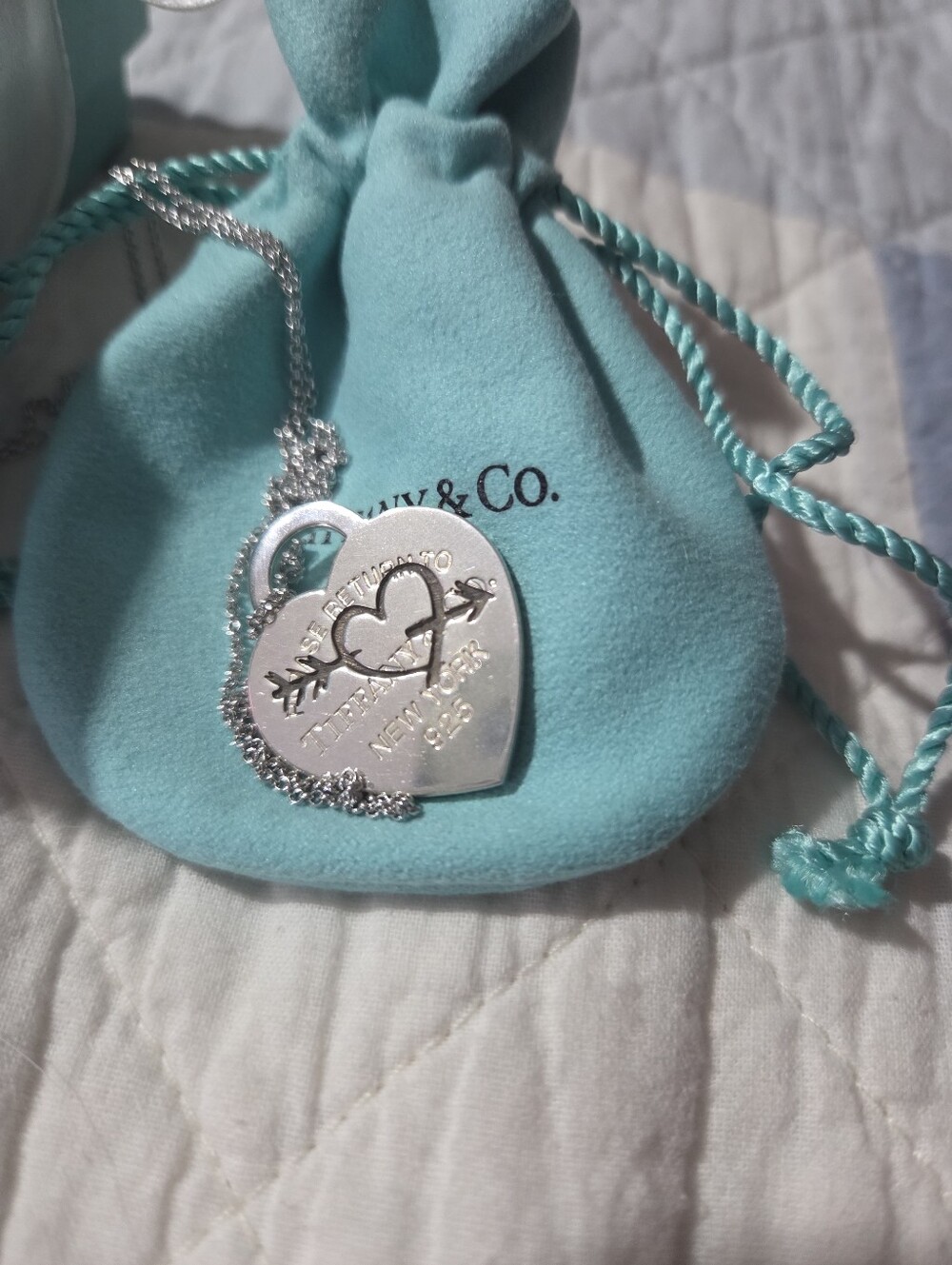 Tiffany & Co. Heart & Arrow Collection Large Pendant - Picture 4 of 9